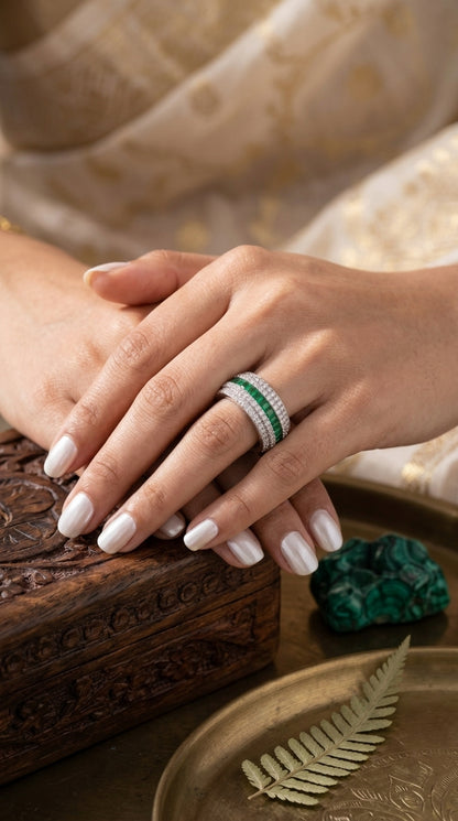 Emerald Eternity Band