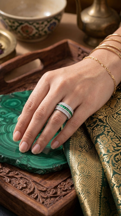 Emerald Eternity Band