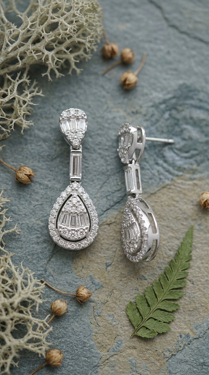 Regal Teardrop Drop Earrings
