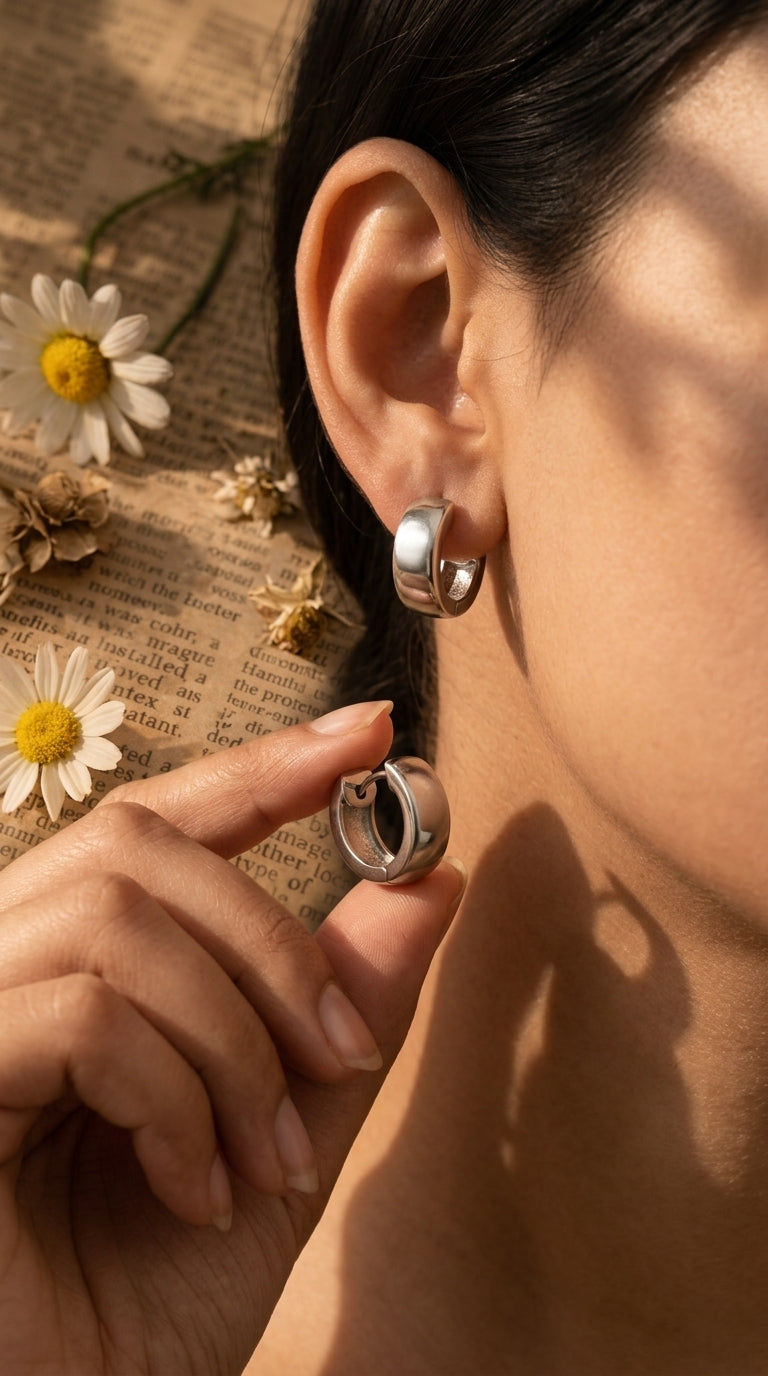 Classic Bold Hoop Earrings