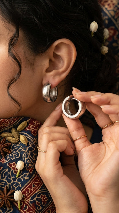 Classic Bold Hoop Earrings