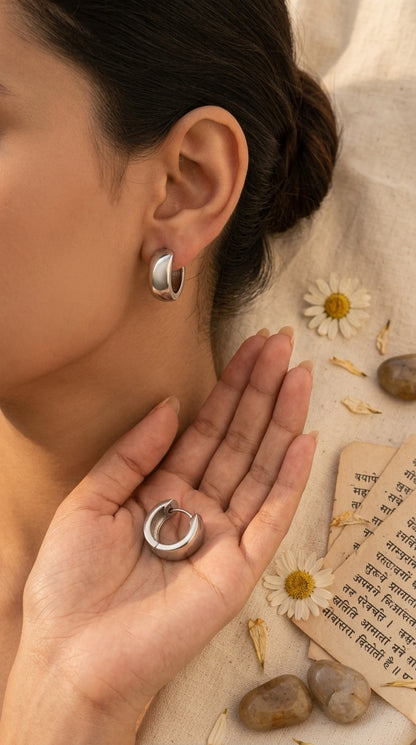 Classic Bold Hoop Earrings