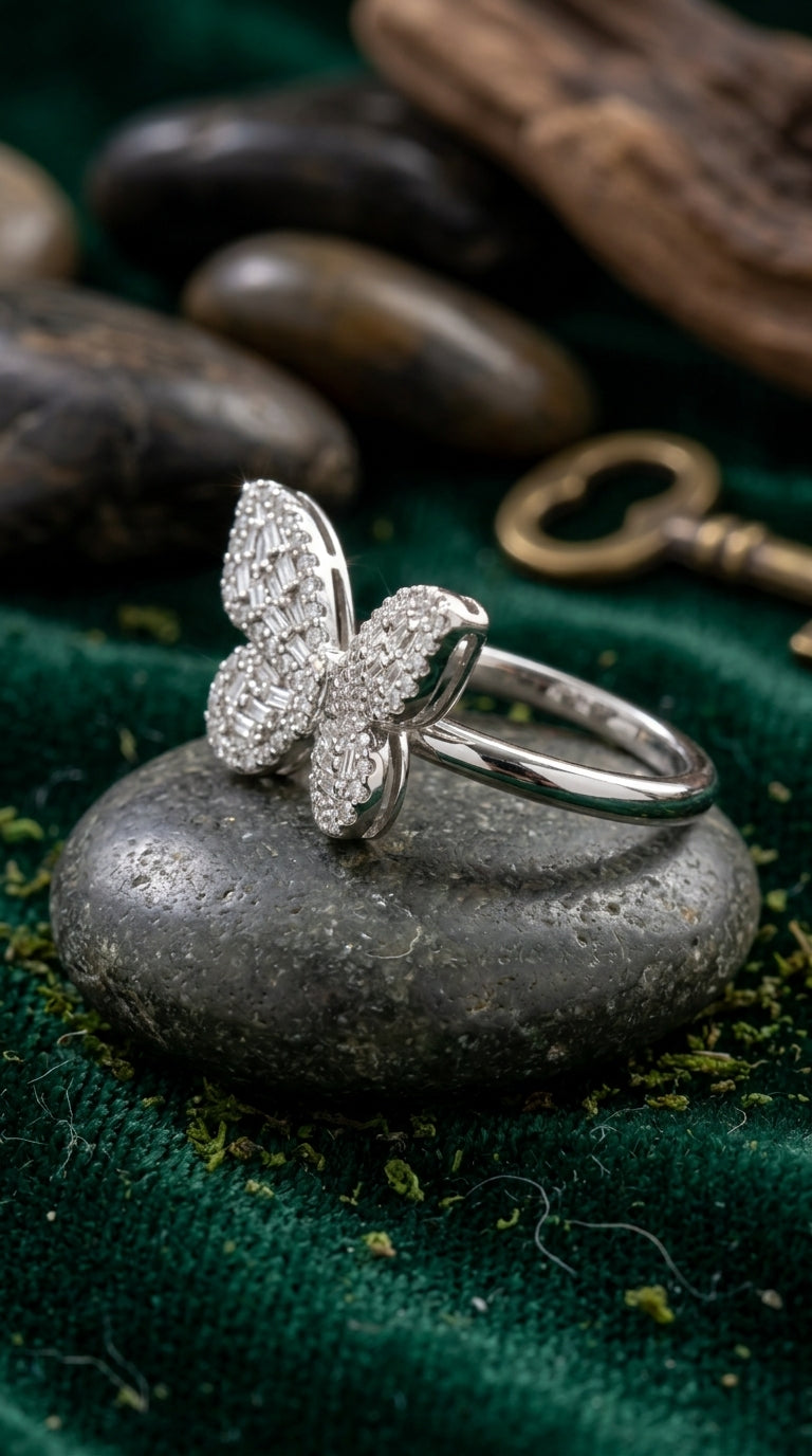 Fluttering Butterfly Ring
