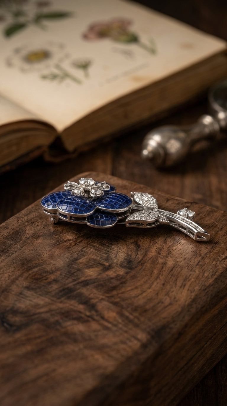 Midnight Bloom Brooch