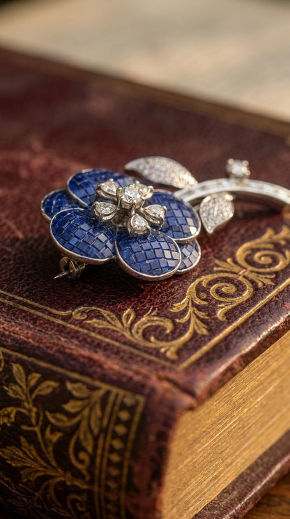 Midnight Bloom Brooch