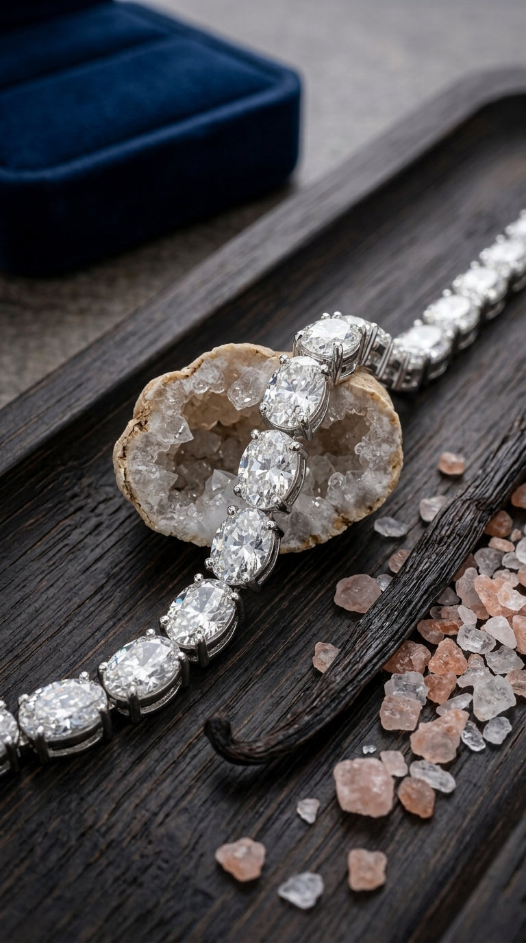 Oval Moissanite Tennis Bracelet