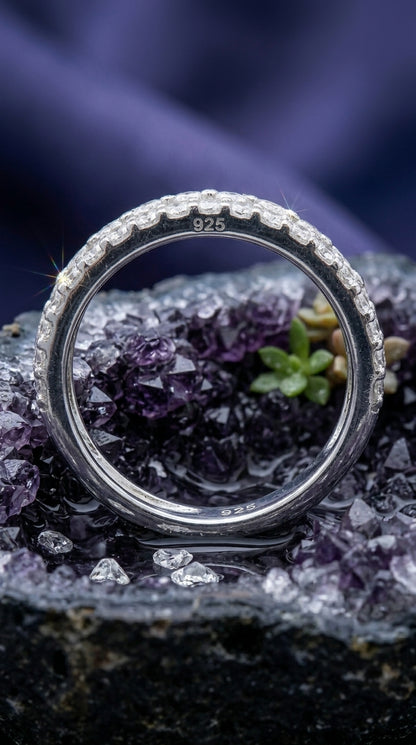Pavé Moissanite Band Ring