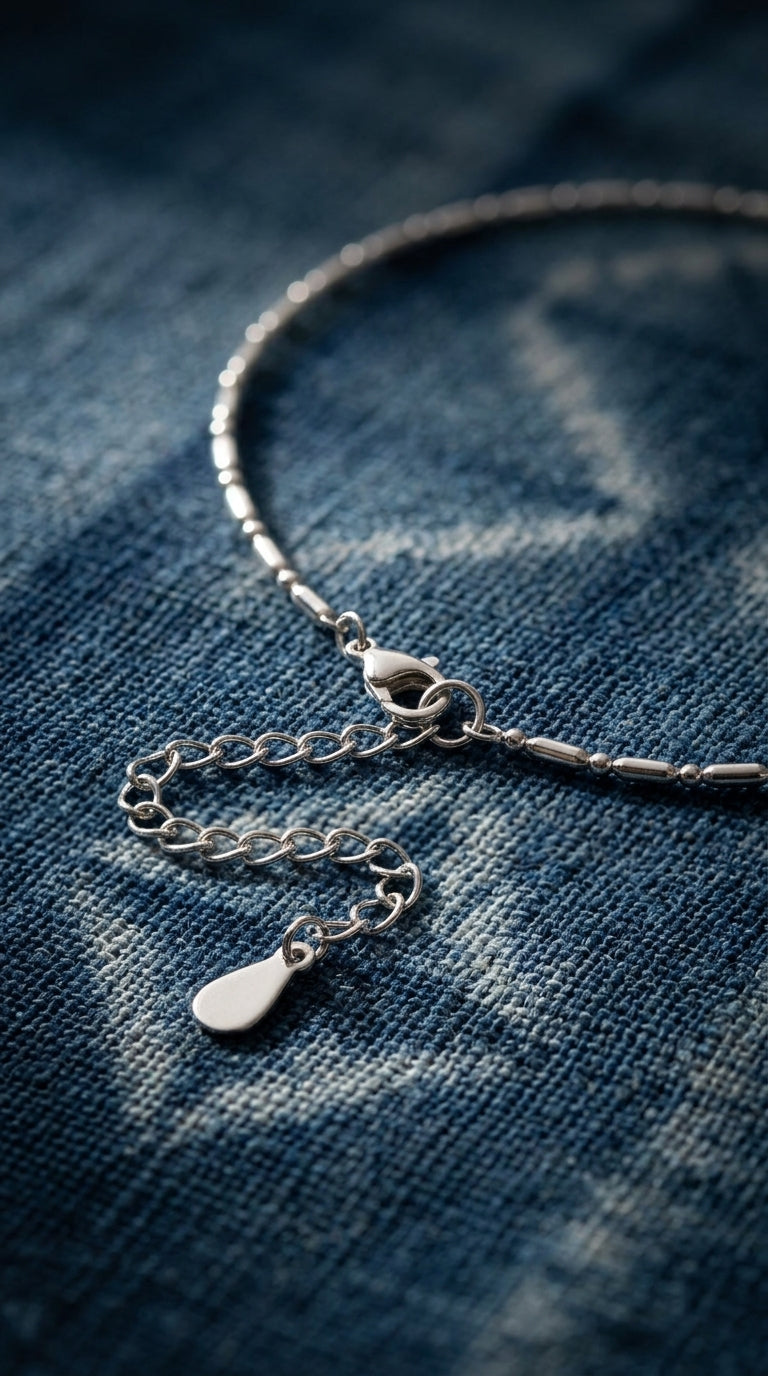 Minimalist Silver Anklet