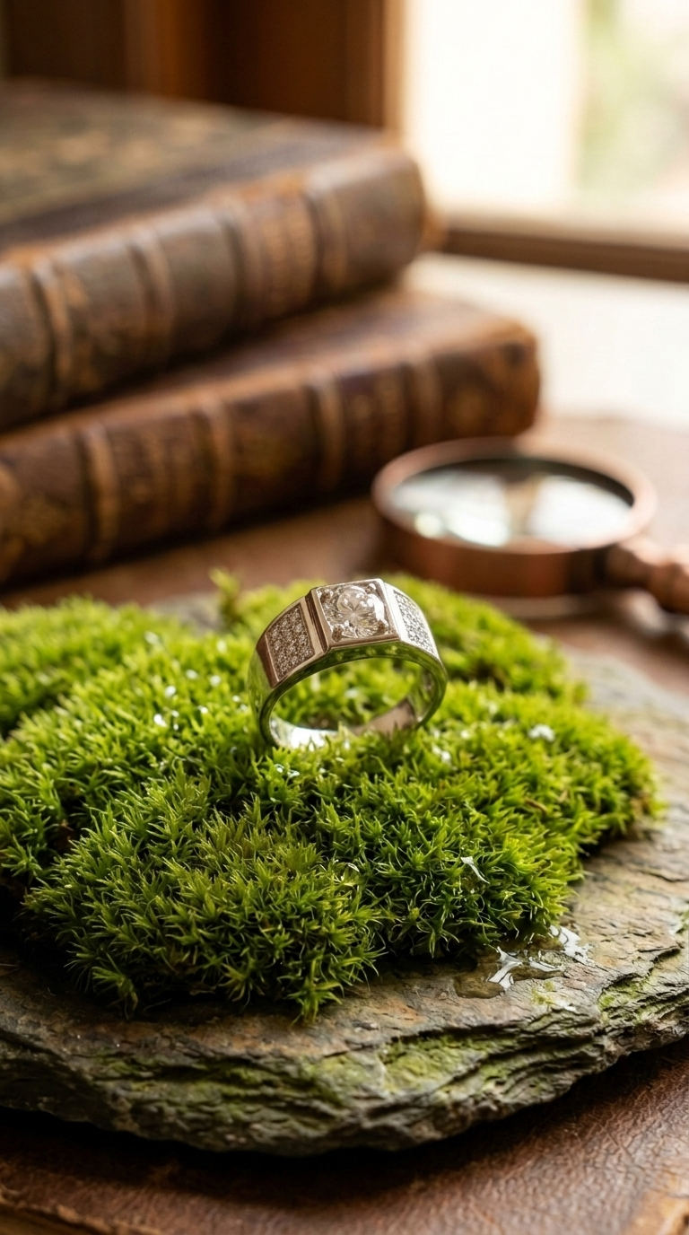 Men’s Sterling Silver Signet Ring