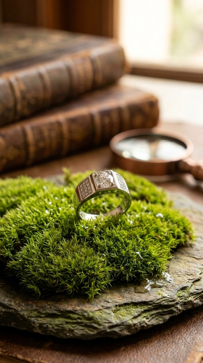 Men’s Sterling Silver Signet Ring