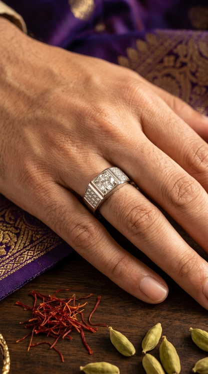 Men’s Sterling Silver Signet Ring