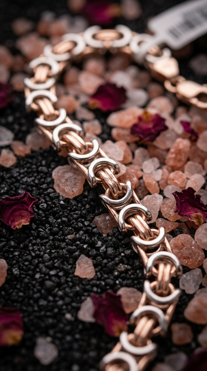 Men’s Rose Gold Link Bracelet