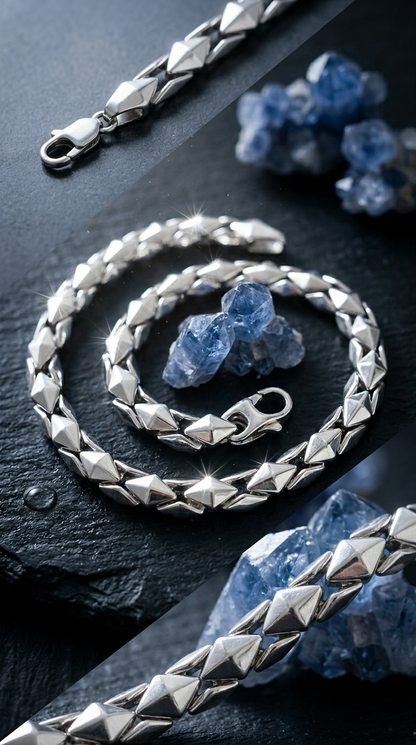 Men’s Geometric Link Bracelet