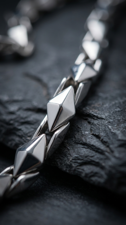 Men’s Geometric Link Bracelet