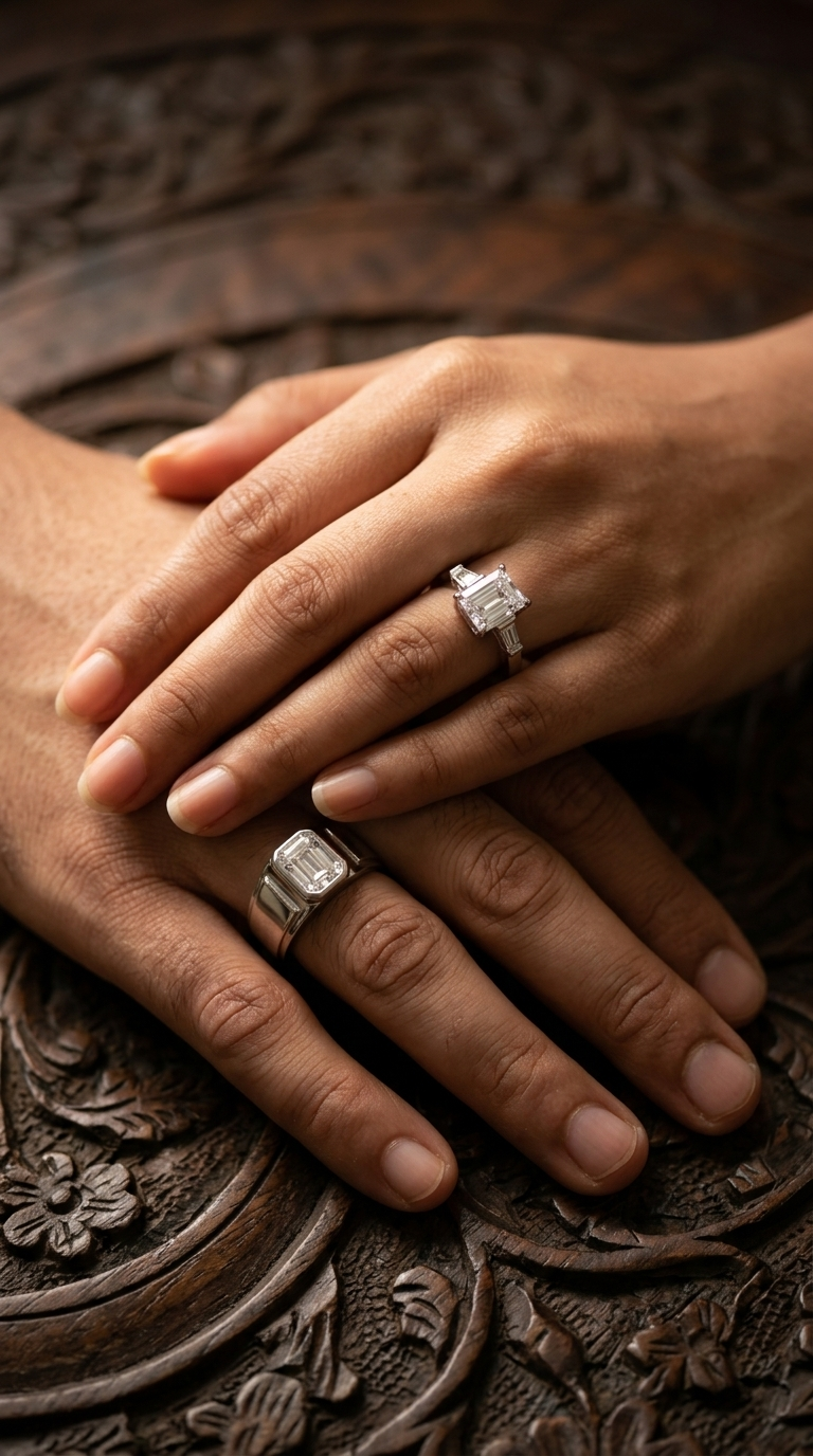 Eternal Bond Couple Ring Set