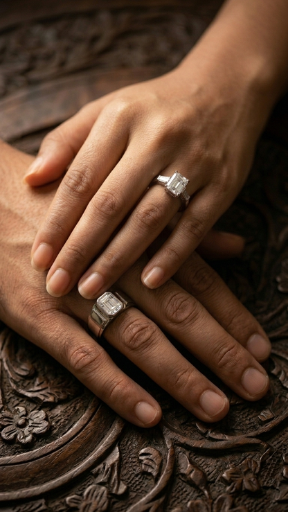 Eternal Bond Couple Ring Set