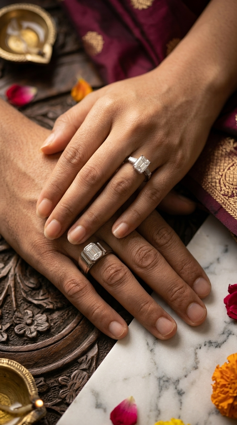 Eternal Bond Couple Ring Set