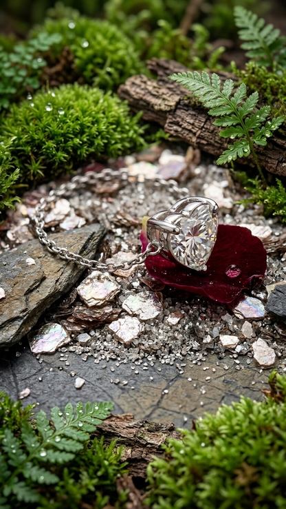 Celestial Heart Chain Ring