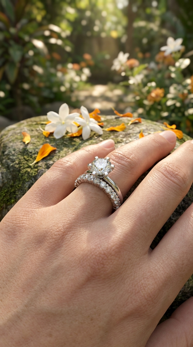 Timeless Radiance Moissanite Solitaire Ring