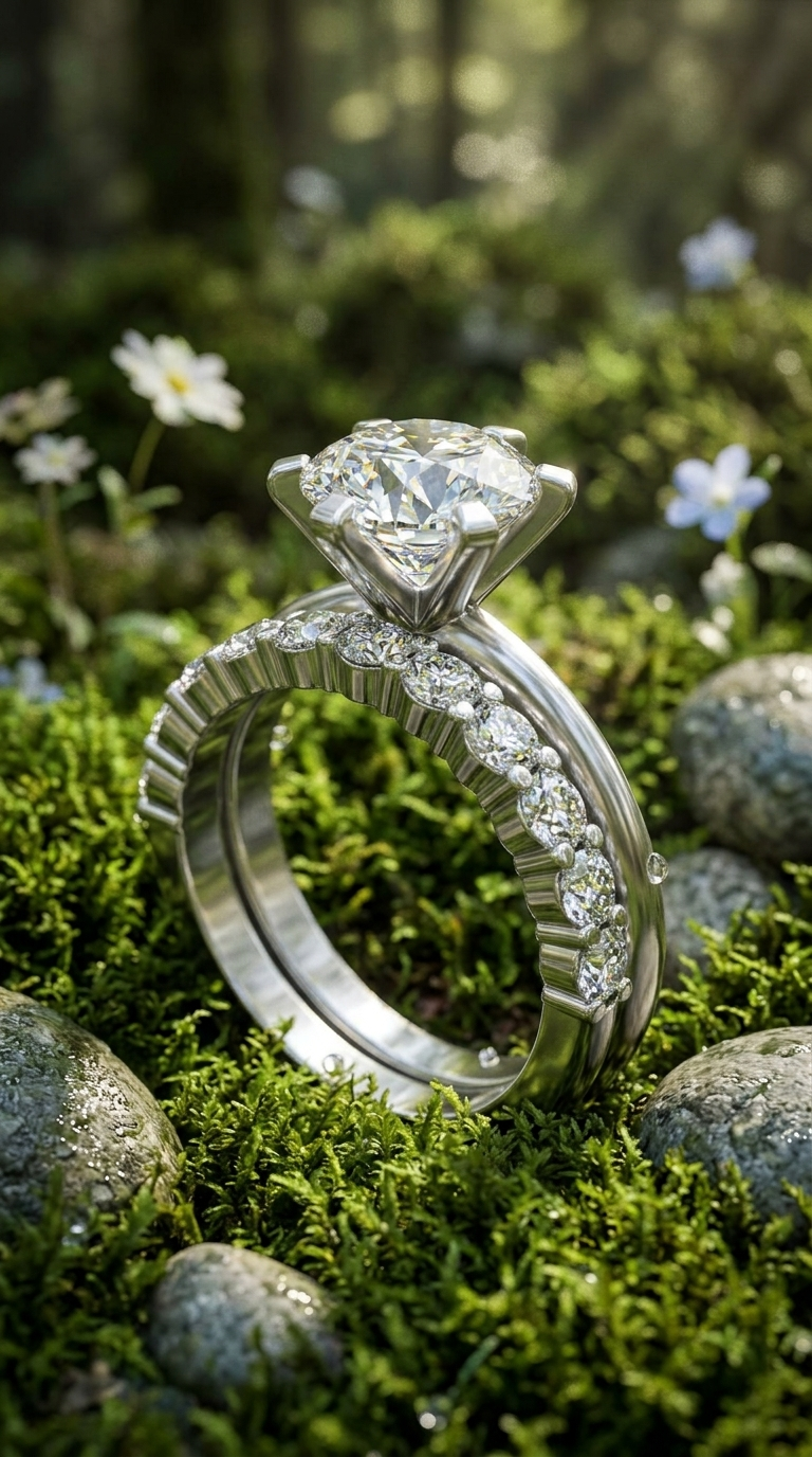 Timeless Radiance Moissanite Solitaire Ring