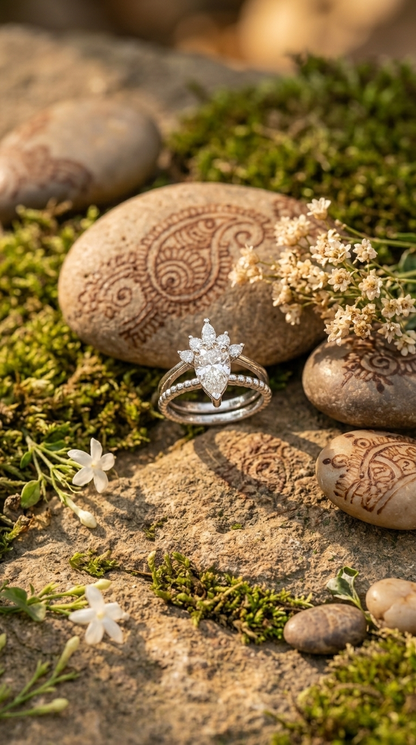 Floral Cluster Ring