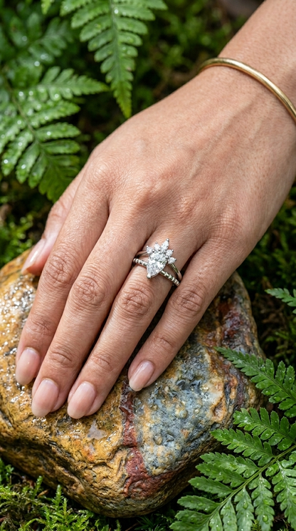 Floral Cluster Ring