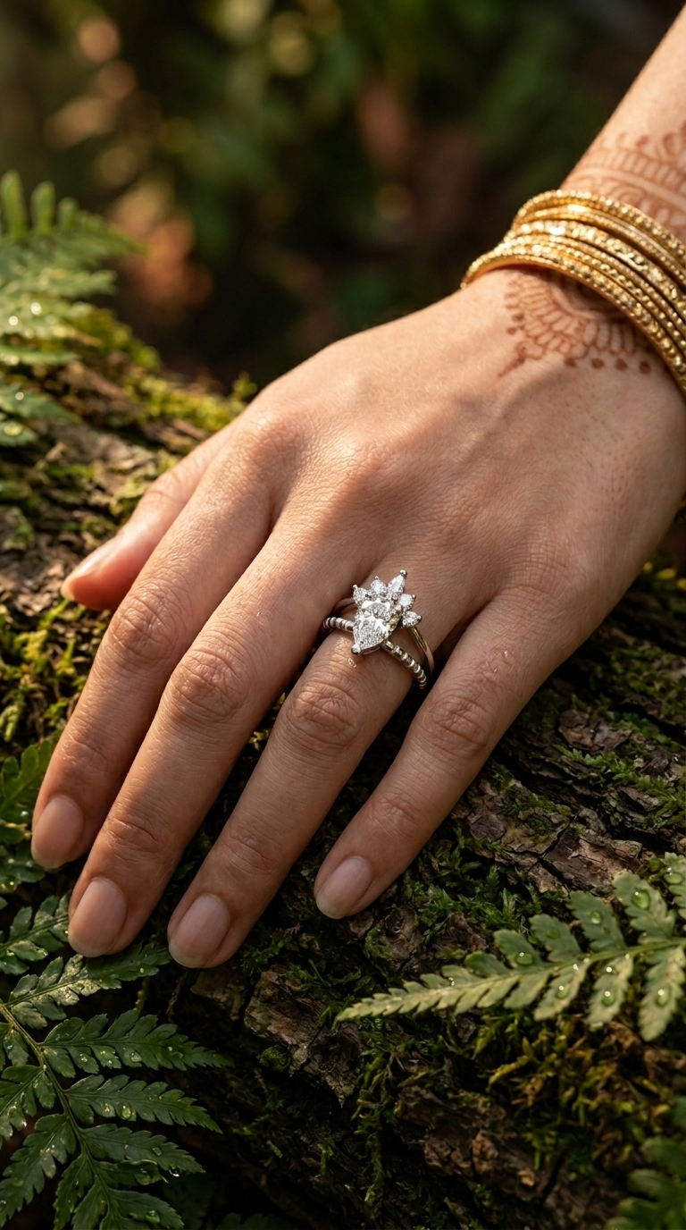 Floral Cluster Ring