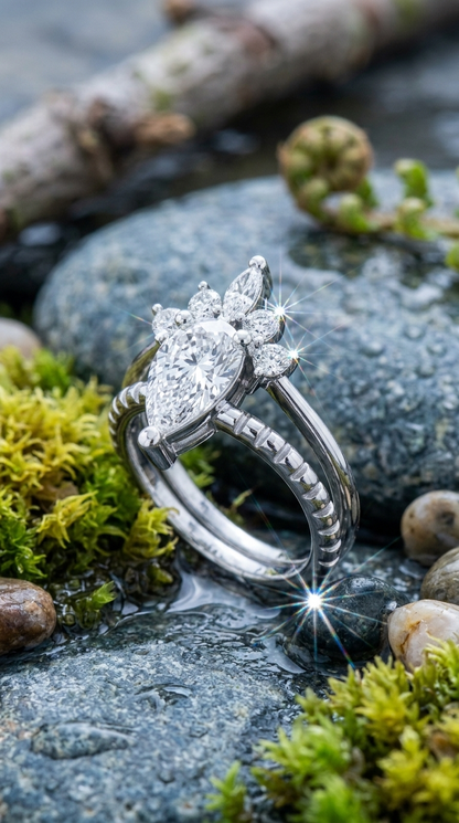 Floral Cluster Ring