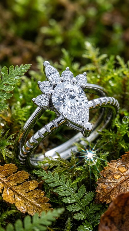 Floral Cluster Ring