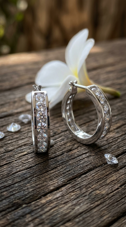 Silver Hoop Earrings