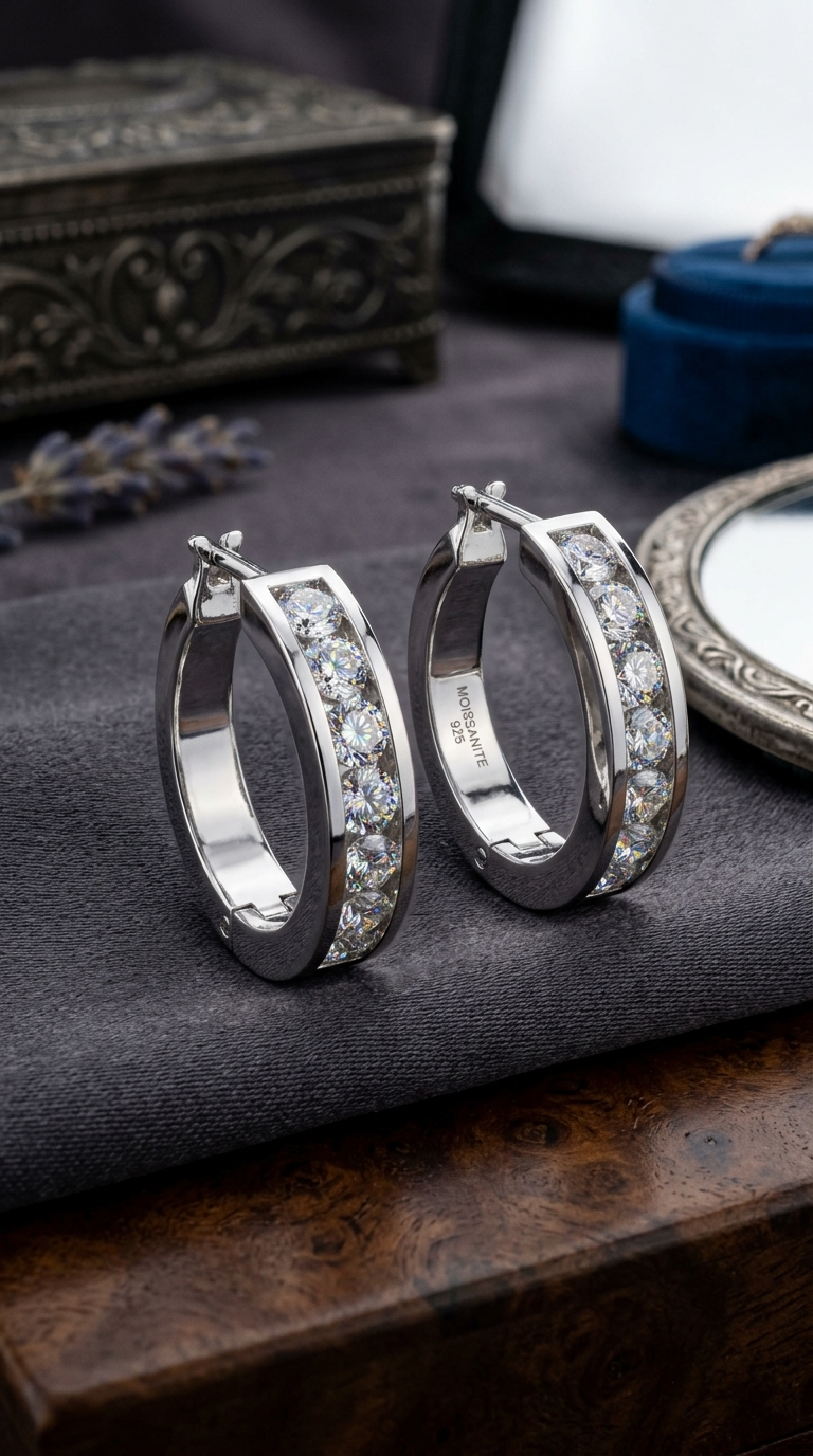Silver Hoop Earrings