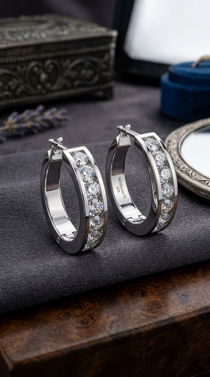 Silver Hoop Earrings