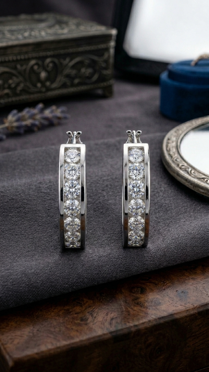 Silver Hoop Earrings