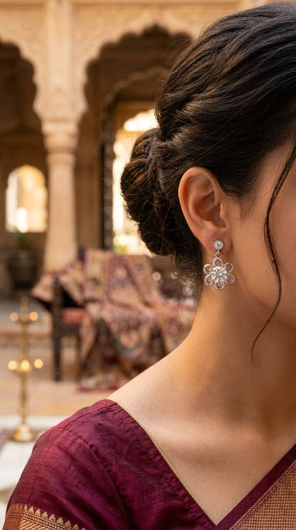 Eternal Bloom Drop Earrings
