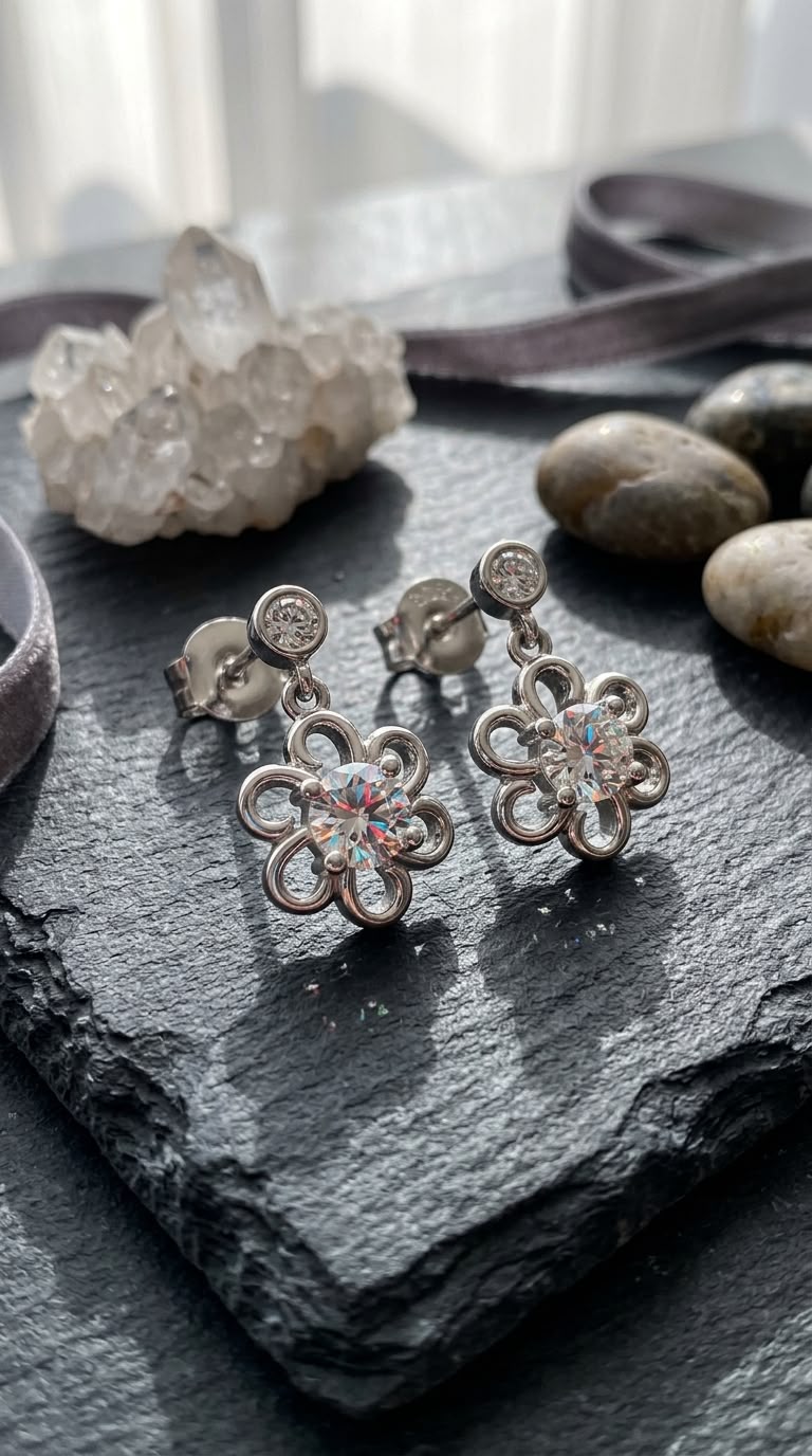 Eternal Bloom Drop Earrings