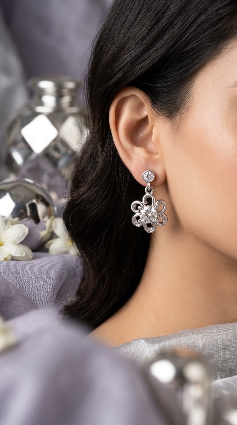 Eternal Bloom Drop Earrings