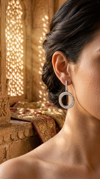 Interlinked Circle Earrings