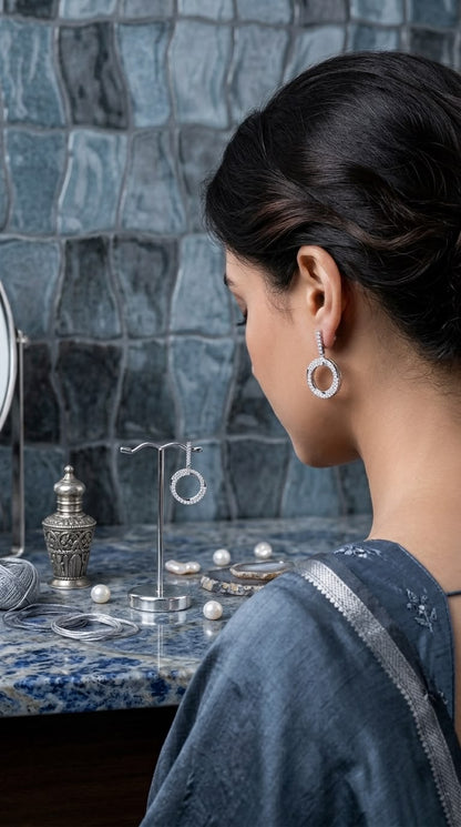 Interlinked Circle Earrings