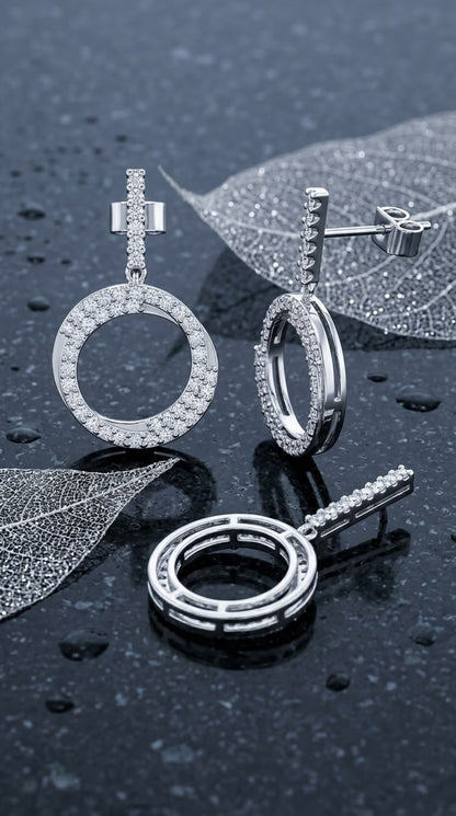 Interlinked Circle Earrings