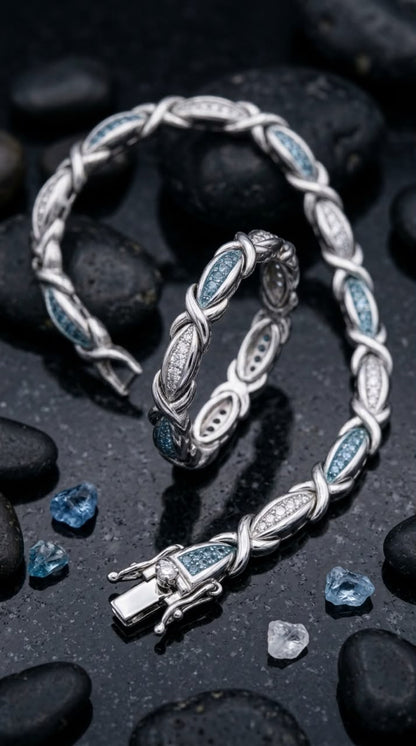 Celestial link semi precious bracelet