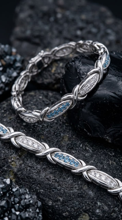 Celestial link semi precious bracelet