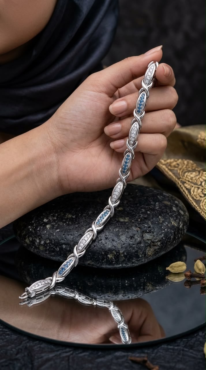Celestial link semi precious bracelet