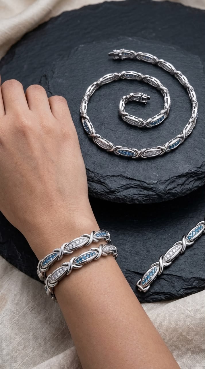Celestial link semi precious bracelet