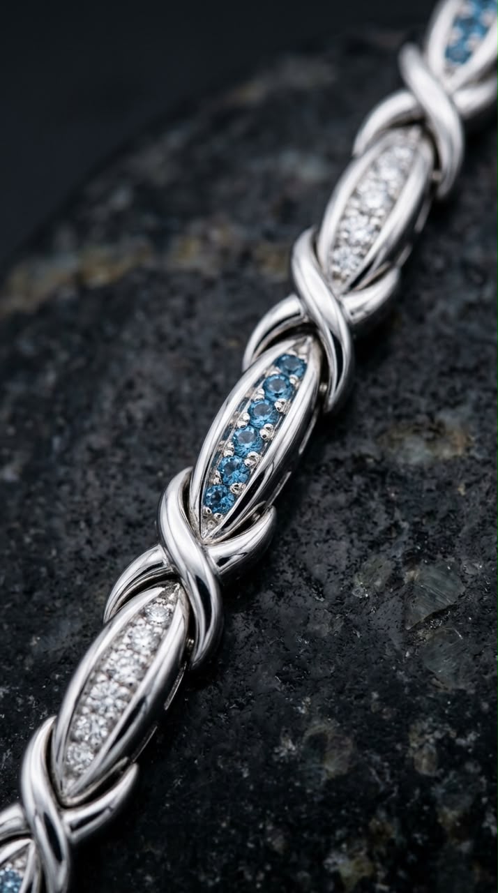 Celestial link semi precious bracelet