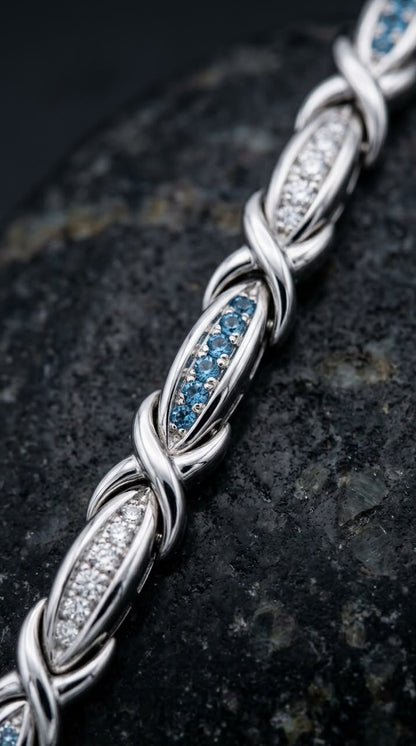 Celestial link semi precious bracelet