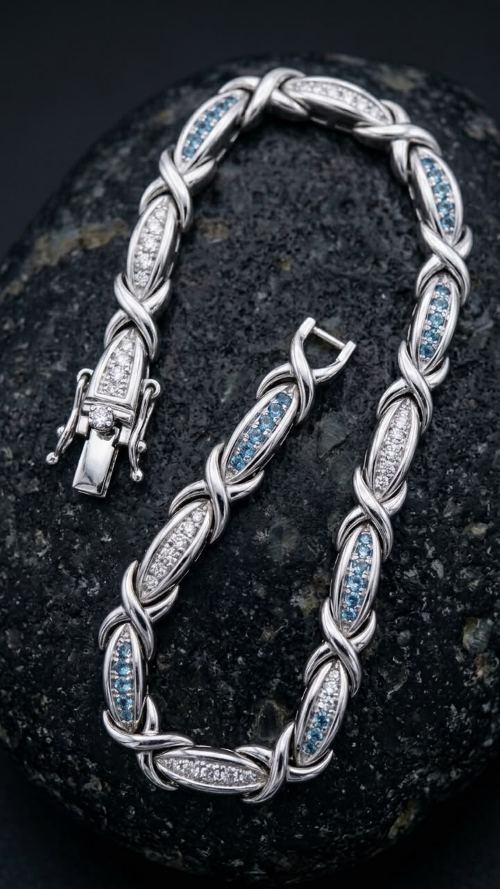 Celestial link semi precious bracelet