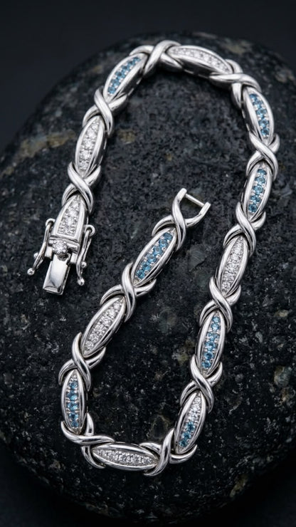 Celestial link semi precious bracelet