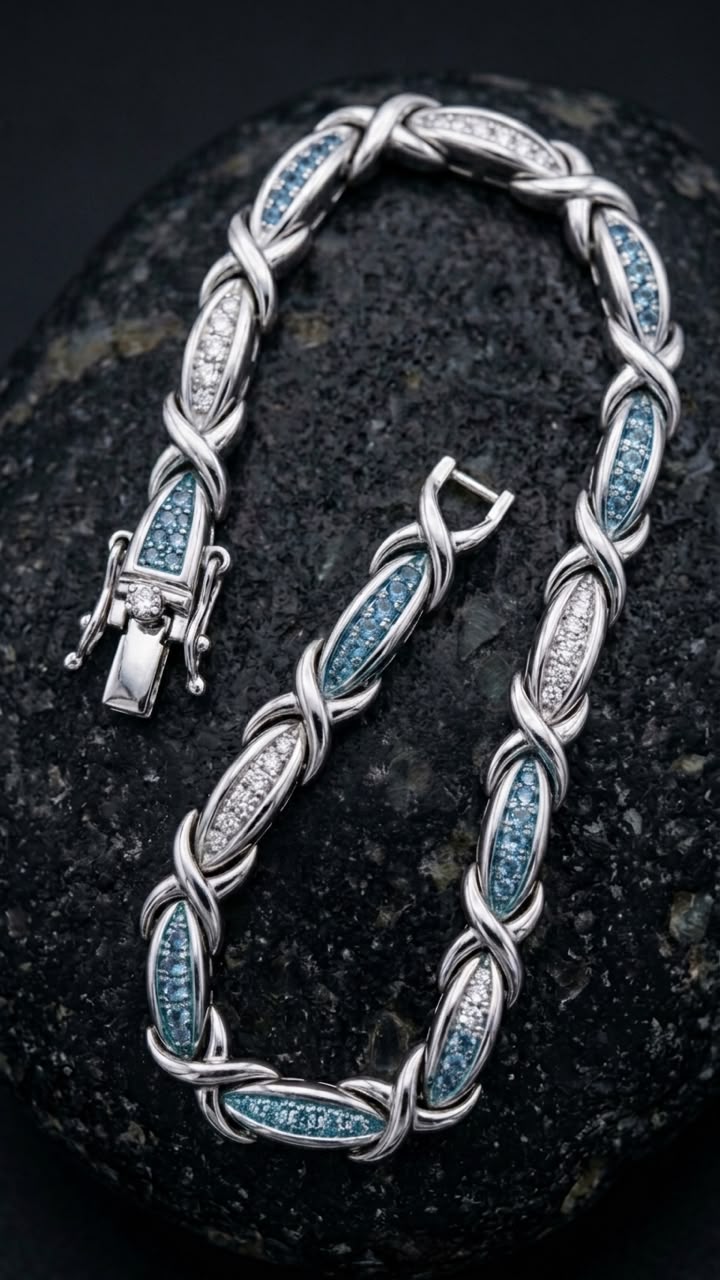Celestial link semi precious bracelet