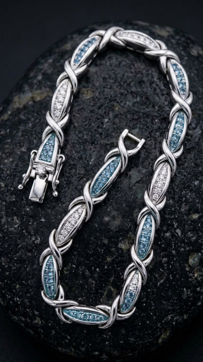 Celestial link semi precious bracelet