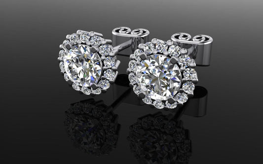 Radiant bloom cluster studs